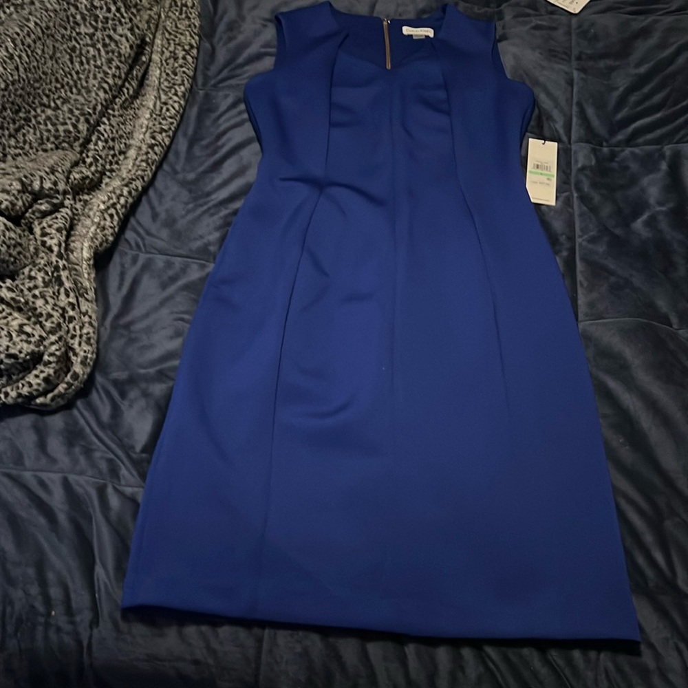 Blue dress, size 8